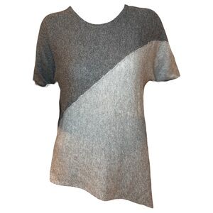 Market & Spruce Asymmetrical Grey Sweater